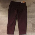 Levi's  burgundy corduroy high waisted mom jeans size 34x29 Photo 7