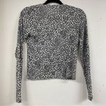 Brandy Melville John Galt Black & White Animal Print Cardigan Sweater Womens Small Y2k Girly Photo 1