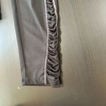 Old Navy Active Crop Black Leggings w colored stitching & ruching - size Medium Photo 15