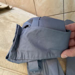 Spense long sleeve button down grey shirt with roll up button sleeve Photo 4