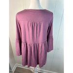 Laurie Felt dusty rose women’s size XXS Boho flared sleeve top Pink Photo 2