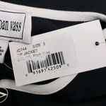 Joan Vass Zip Jacket Pitch Black Size 3 (Women's XL) NEW Photo 11