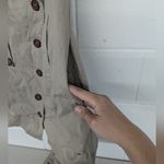 Rtr sz4 Toccin Trench Wrap Dress safari cargo tan natural double breasted Yellow Size 4 Photo 11