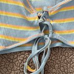 Cider  Stripe Knot Front Crop‎ Top Size  Summer Festival  Women's Pastel XL NWT Photo 3