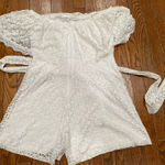 Fashion to figure  White Lace Romper Photo 0