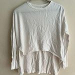 Urban Outfitters Out From Under High Low White Long Sleeve Oversized Top Size XS Photo 0