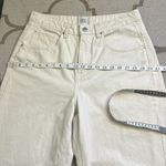 BDG  Tapered Baggy High Rise Cream Distressed Jeans, size 31 Photo 4