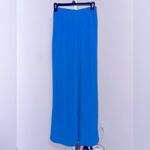 Stylive Wide Leg Trouser Pants Women Medium Pleated High Waisted Boho Festival Blue Photo 3