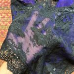 80s VTG VS PURPLE & BLACK LACE ONE PIECE BODYSUIT Photo 6