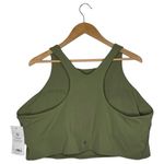 Athleta New Top Womens 3X Conscious Crop D-DD+ Lightly Padded Racerback Green Photo 2
