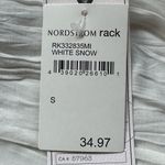 Melrose and Market White Snow Floral Lace Sheer Cotton Sleeveless Summer Top Sz.S Photo 11