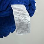 Madewell Smocked Boatneck Tank Cotton Blend Minimalist Sleeveless Blue Small NWT Photo 9