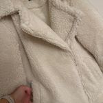 Threadbare White Faux Fur Coat Photo 1