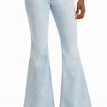 Veronica Beard  Sheridan Light Wash Jeans Ultra Flare Leg Stretch Size 32 Women's Photo 0