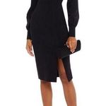 Chiara Boni La Petite Robe Iza Black Dress NEW Size 14 Long Sleeve Formal Photo 0