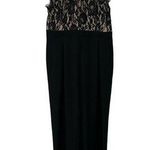 Francesca's  Black Lace Sleeveless Pant Jumpsuit NWT Size Medium Photo 0
