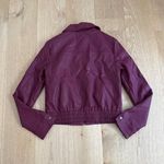 Ava + Ever Jacket Faux Leather Electra Size 8 Berry Red Photo 3
