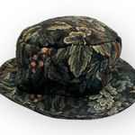 Vintage Martha Made It Tapestry Fabric Floral Pattern Vintage Style Bucket Hat Photo 0