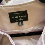 Haute Monde NWT  Lilac Faux Leather Biker Jacket Small Zipper Photo 6
