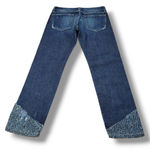 Rich & Skinny Jeans Size 28 W31"xL27.5" Straight Leg Jeans Distressed Blue Denim Pants Photo 2