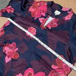 Adelyn Rae  satin dress floral print, split long sleeve, size XL NWOT Photo 7