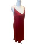 See You Monday  LA NWT RED SATIN SLIP DRESS WOMENS SIZE LARGE Photo 7