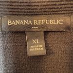 Banana Republic  Womens‎ Pullover XL Black Ottoman Ribbed Mock Neck Half Zip Photo 4