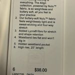 Lululemon  Align Leggings Olive Green Photo 4