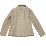 Calvin Klein Tan Quilted Utility Jacket Women’s Small Lightweight Zip Front Coat Photo 2