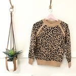 J.Crew Boyfriend Crewneck Sweater in Leopard Print Re-Imagined Wool XXS Photo 1