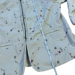 Relativity  Cream Corduroy Jacket with Floral Details Photo 2