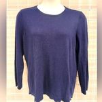 J. McLaughlin  Scallop-edged sweater size XL Photo 0