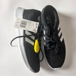 Adidas  Women’s QT Racer Cloud Foam Logo Black and White Sneakers Sz 6.5 Photo 2