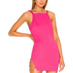 H:ours  Revolve sz S pink chain‎ back Cassia mini party dress NWT Photo 0