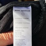 Good American Women's Black Long Sleeve Wrap Front Top Size 2. NEW Photo 6