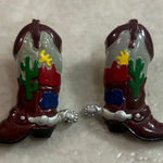 🤠 cowgirl/cowboy, desert Boot Earrings Photo 0