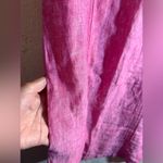 Sigrid Olsen  100% Linen Pink Sleeveless Dress w pockets summer business casual Photo 6