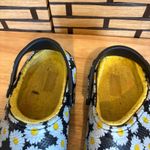 Crocs  Black Sunflower Fur‎ Lines Clogs Size 11 Photo 5