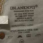 BLANK NYC  | Women's Blue Medium Wash Cotton‎ Denim Mini Skirt Size 30 Distressed Photo 4