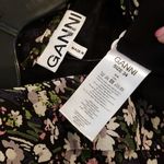 Ganni ππ Asymmetrical Floral Print Georgette Wrap Dress 100% Viscose ~ 34 EU Photo 15
