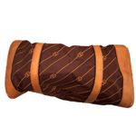 Gucci Vintage 70's GG Boston Bag in Orange Stripe Brown Canvas Doctor Bag Photo 4