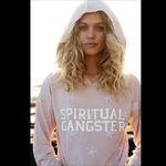 Spiritual Gangster  XS Starfish pullover hoodie blush pink lightweight Photo 10