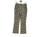 Tuckernuck Leopard Ashford Pants Cropped Kick Hem Cream Brown Tan Size Small Photo 2