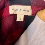 Cloth & Stone  Flannel Raw Hem Photo 4