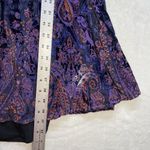 Free People  Mini Dress Womens XS Mirror Mirror Black Combo Velvet burnout y2k‎ Photo 2