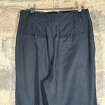 Madewell The Harlow Pants Women 6 Black Wide Leg Trouser Corpcore Linen Blend Photo 5