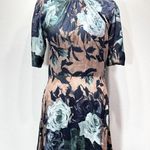 Closet London Floral High Neck Dress from ModCloth Back Cutout Coquette Girl Size 6 Photo 0