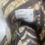 Coach Monogram Logo High Top Bonney Sneakers Brown Tan Size 8 Y2K Style Photo 9