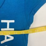 Harley Davidson women's small blue graphic logo tee v neck orange biker moto Photo 11