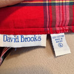 Vintage Red Green Plaid A Line Midi Skirt Womens 6 Button Down Christmas Holiday Photo 4